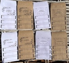 Personalised/Non personalised Seed Packet Envelopes, For Flowers or Vegetables