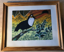 Wooden Framed Tropical Toucan Bird Print