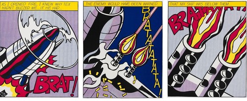 Roy lichtenstein i opened - -, as