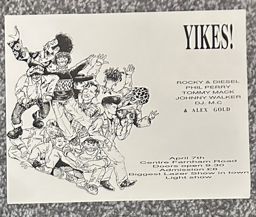 Yikes opening night 7th april - 7th,