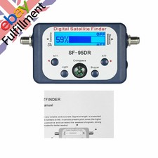 LCD Digital Satellite Finder Meter Signal Strength Dish Sat Directv Compass D