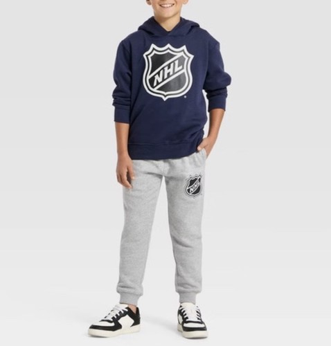 Boy nhl logo gray fleece - boy’s,