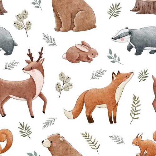 Forest friends woodland - friends!,