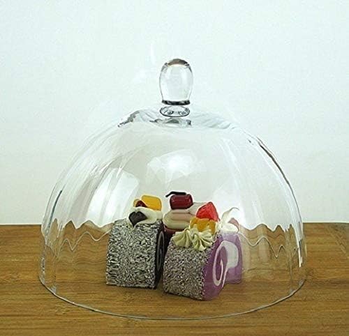 Clear transparent glass cake - clear,