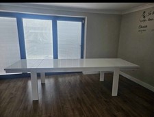 White Gloss Large Table