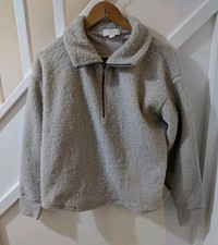 White Company Borg Half Zip