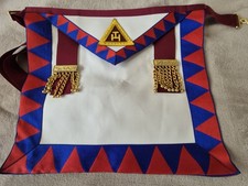 masonic royal arch apron & extender belt