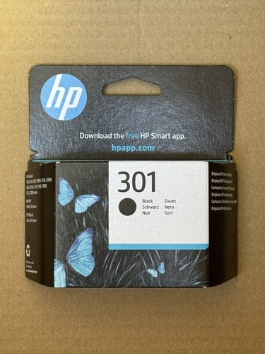 301 black ink cartridge - hp, |