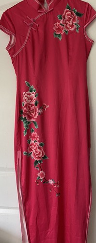 Elegant chinese silk qipao - silk,