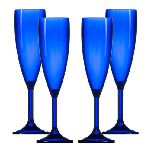 Blue polycarbonate champagne - blue,
