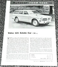 VOLVO 121 ESTATE CAR AUTOCAR