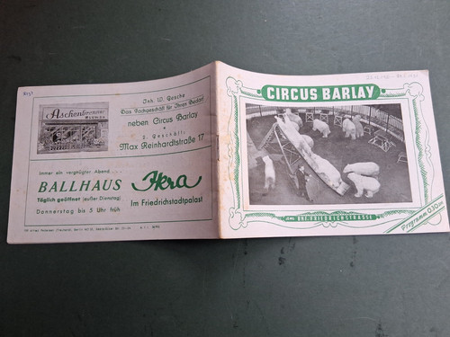 1950 berlin program circus - 1950-51,