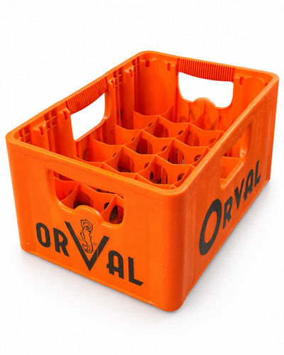 Orval belgian plastic beer - plastic,