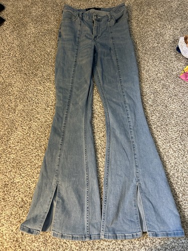 Hollister bell bottom jeans - bottom,