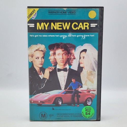 New car 1989 vintage vhs - car,