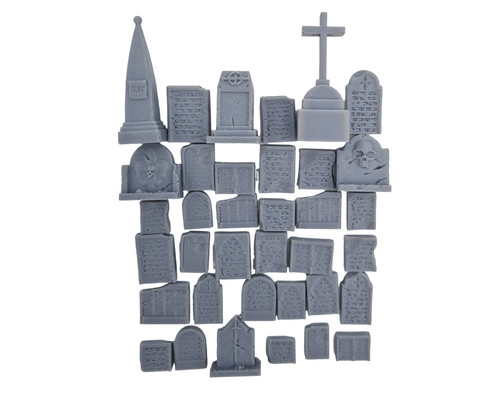 Piece gravestone set 28mm - piece,