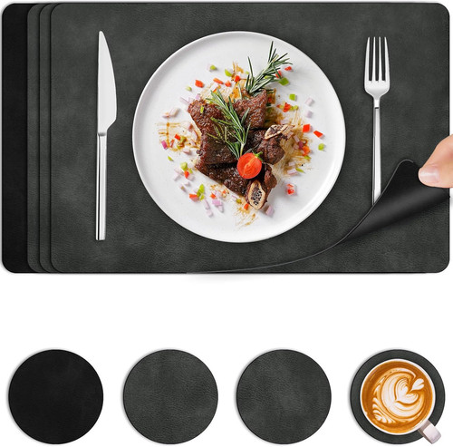 Placemats and coasters set - and, 4
