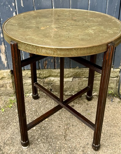 Vintage campaign table - vintage, middle
