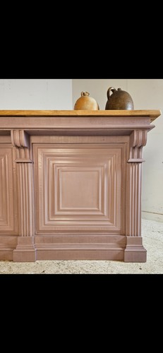 Antique style shop counter bar - style,