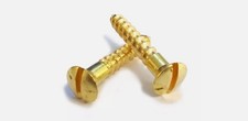 Brass Wood Screws Raised