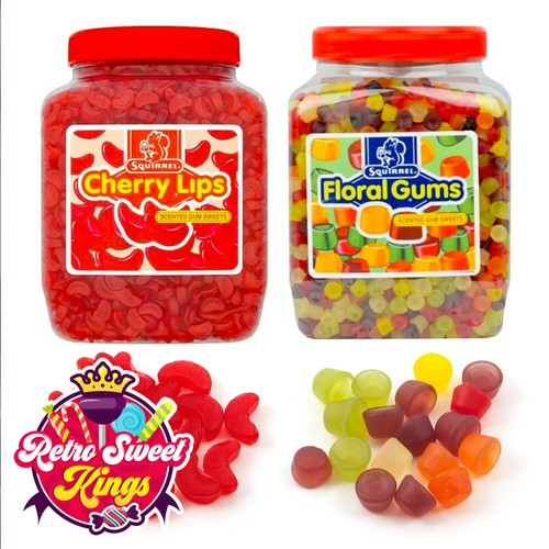 Squirrel floral gums cherry - squirrel,