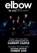 Elbow  UK Tour 2025 A3 A4