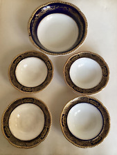 Vintage 1930s Art Deco Soho Pottery Ambassador Ware/No 4844 Dessert Set