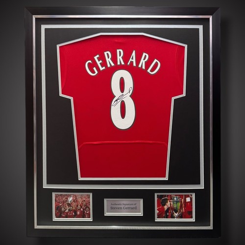 Steven gerrard hand signed - gerrard,