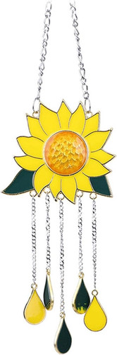 Dripping sunflower pendant - dripping,