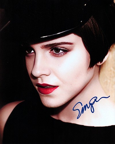 Emma watson signed autographed - watson,