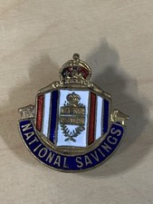 National Savings Enamel Badge