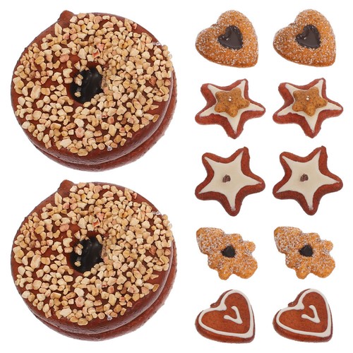 Chocolate faux cookies resin - faux,