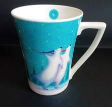 Portmeirion Polar Bears Skating Mug by Rob Scotton Bone China Made in Britain
