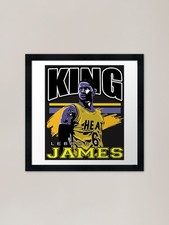 Lebron James heat king Framed
