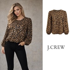 NEW J Crew Woman's Leopard