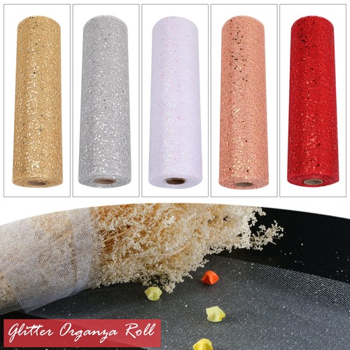 Glitter tulle fabric - glitter,