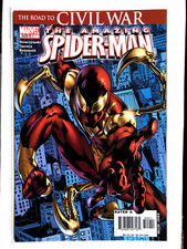 Amazing spiderman 529 (2006) 1st app Iron Spider costume.1st print. Iron Man app