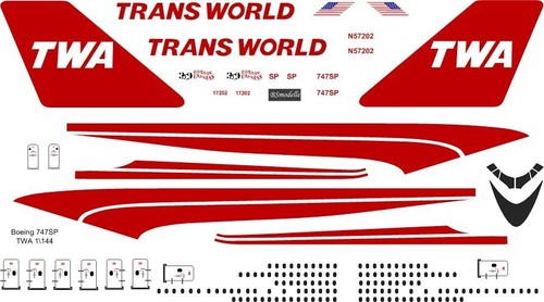 Bsmodelle boeing 747 trans - boeing, sp,