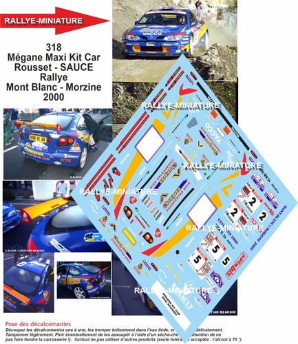 Decals ref 0318 - decals, renaut