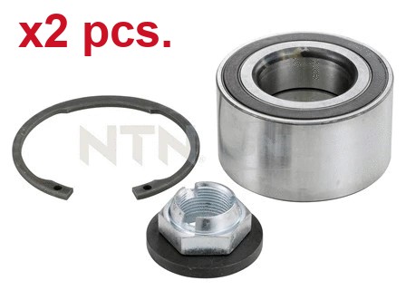 Pcs front wheel - front, set