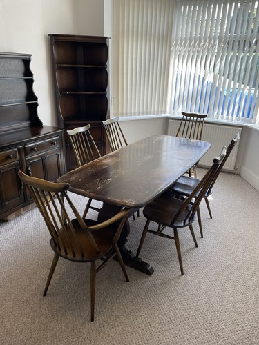 Vintage ercol dining table - &, 6