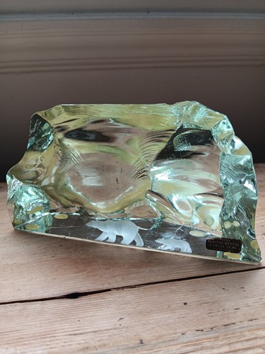 Vintage kosta paperweight - vintage,