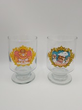 Vintage The Muppets Collectable Glasses, 1979,  Fozzie And The Swedish Chef