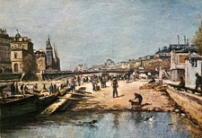 c17759 Stanislas Lepine   art painting postcard