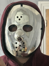 Jason Hockey Metal Goalie Mask Halloween Friday The 13th Rip
