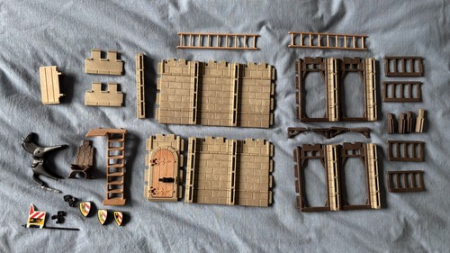 Vintage playmobil castle parts