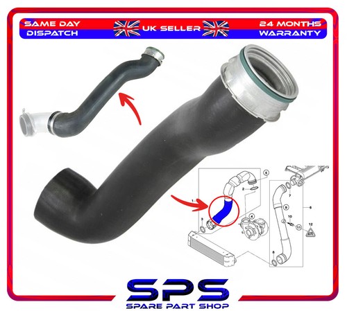 Intercooler pipe turbo - intercooler, hose