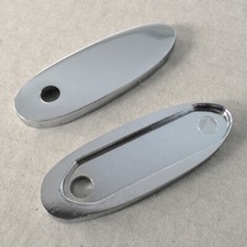 6mm Hole Mirror Block Off Base Plates Chrome For Yamaha YZF R1 R6 R6S YZF600R