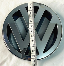 1T0853601 127mm VW GOLF MK5 FRONT BUMPER GRILLE BADGE CHROME (NEW) 1T0853601A