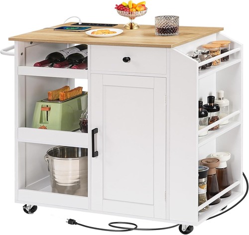 Kitchen island with power - island,